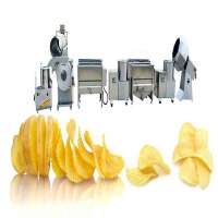 high quality fried potato chips machine frying French fries making machines